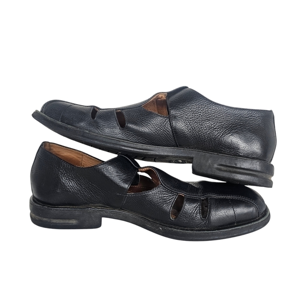 Sandro Fisherman Leather Sandals - Picture 7 of 8